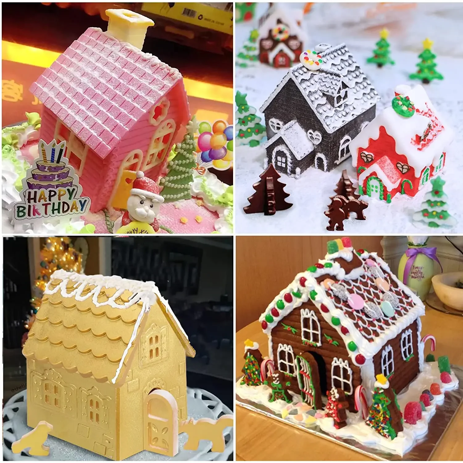 Christmas House Building block – Silicone Cake Mold recenzja i cena