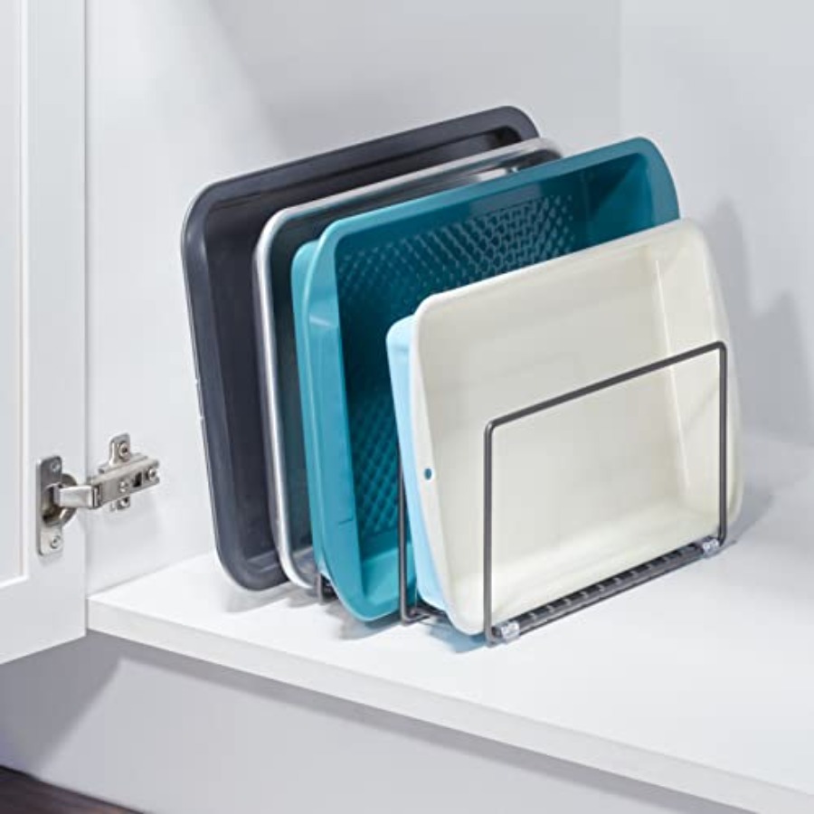 Metal Pan Organizer for Kitche – Kitchen Baking Pantry recenzja i cena