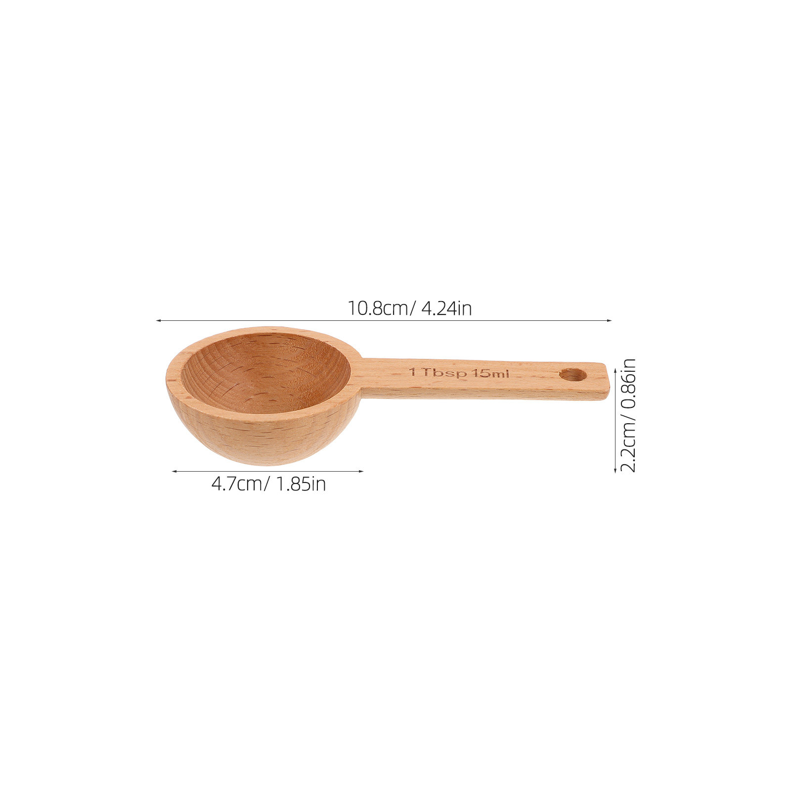 4Pcs Coffee Scoops Wooden Meas – Kitchen Baking Soda recenzja i cena