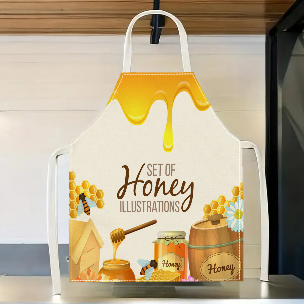 1pc Honey Bee Apron Sweet Kitc – Kitchen Baking Area Ideas recenzja i cena