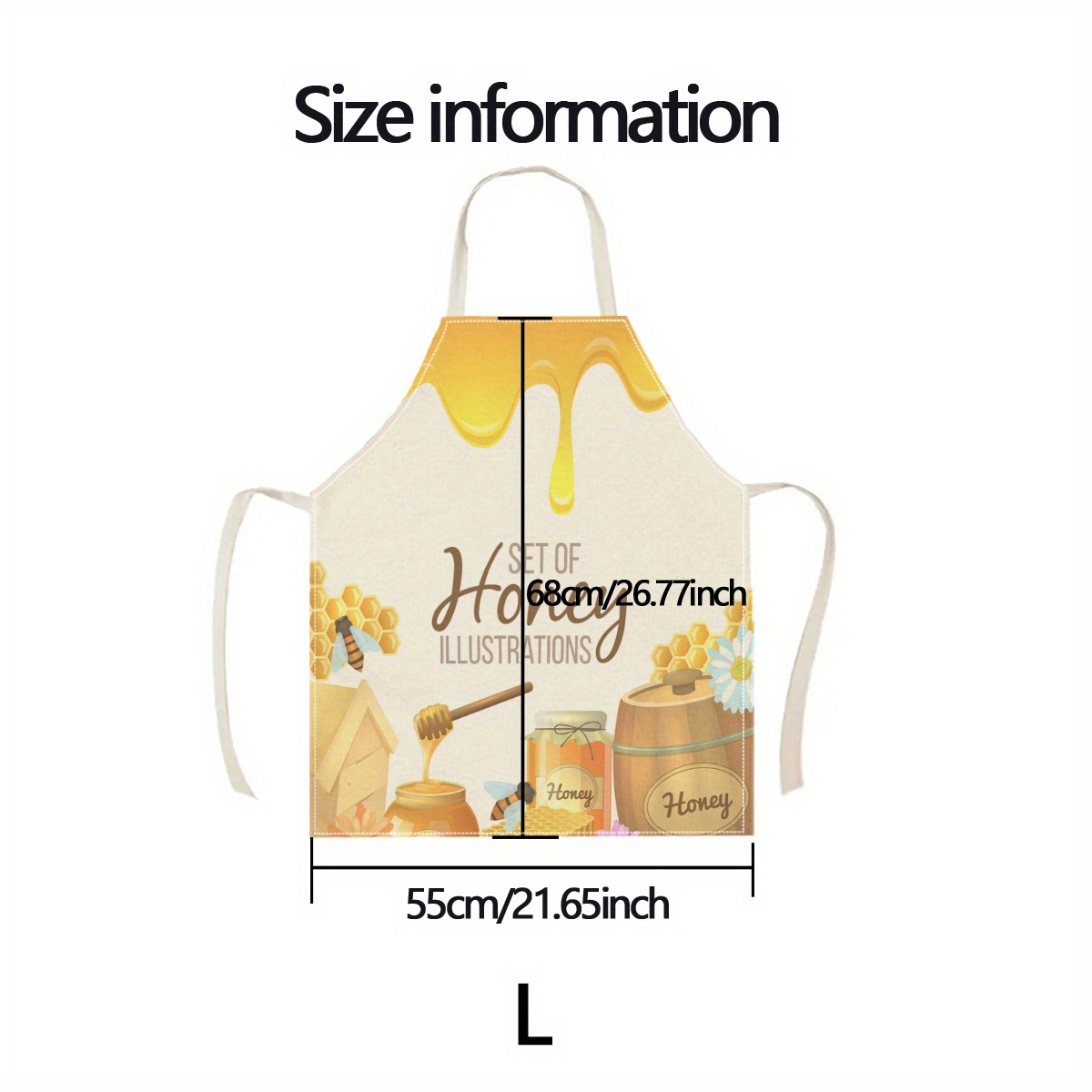 1pc Honey Bee Apron Sweet Kitc – Kitchen Baking Area Ideas recenzja i cena