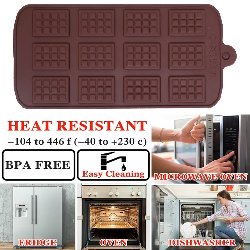 Silicone Chocolate Mold 12 Eve – Kitchen Baking Decor recenzja i cena