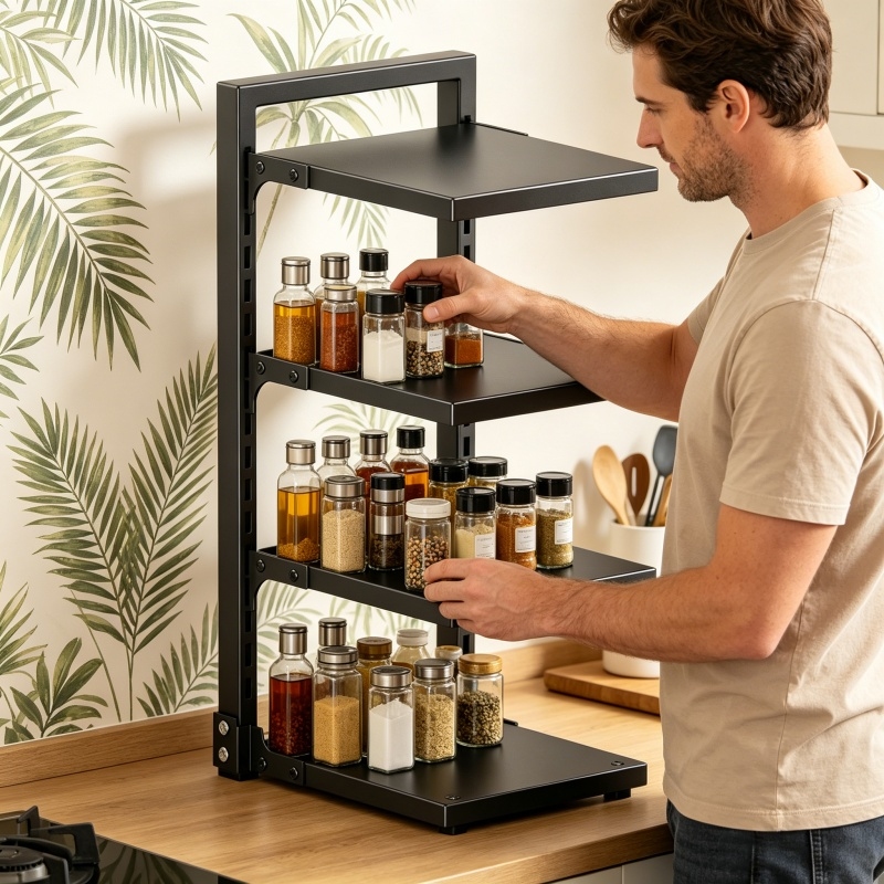 Adjustable Heavy Duty Stainles – Kitchen Baking Pan Organizer recenzja i cena