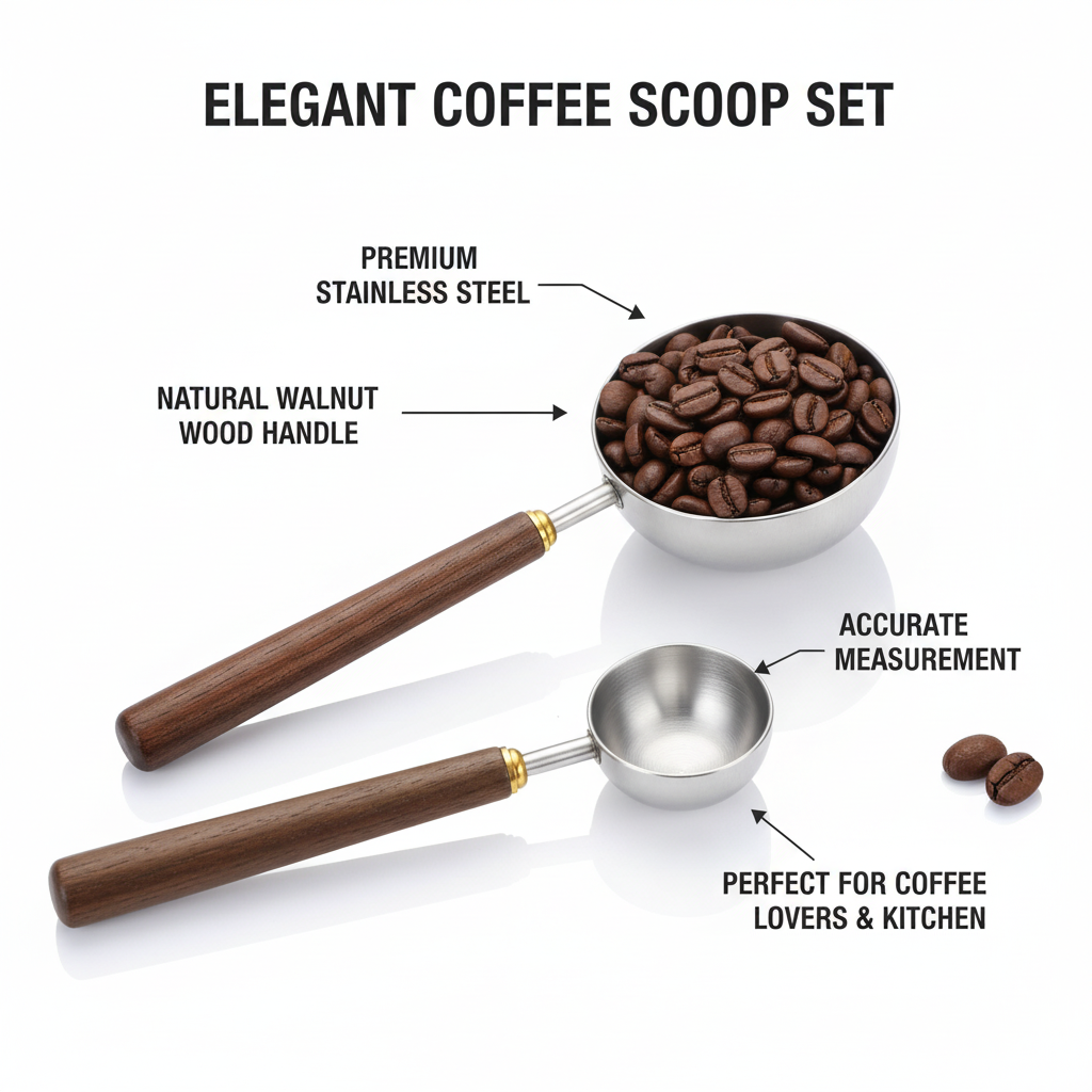 Stainless Steel Coffee Scoop W – Baking Powder Kitchen recenzja i cena