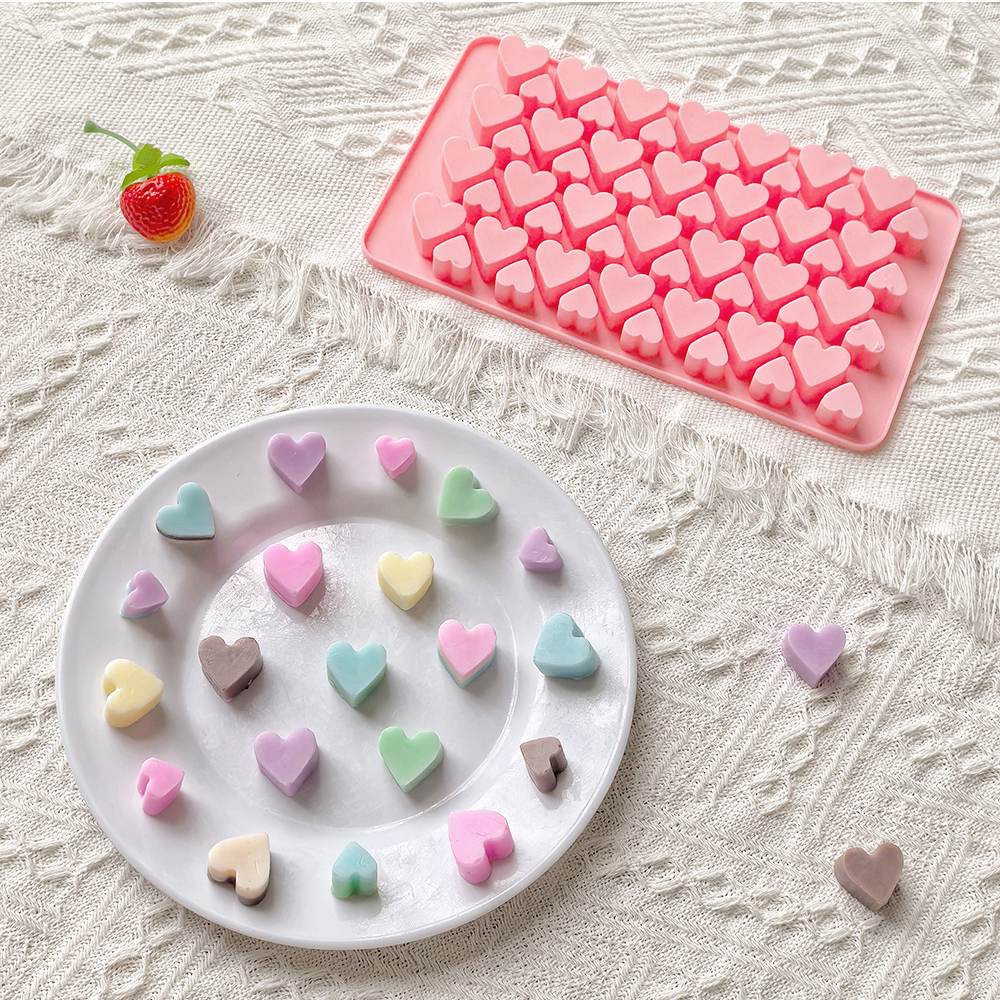 56 cavity size heart-shaped ch – Silicone Cake Mold recenzja i cena