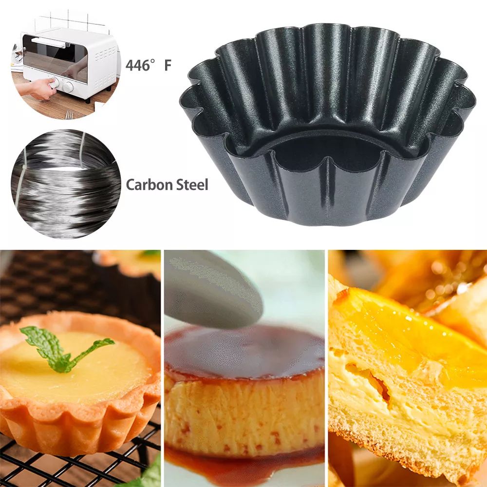 4PCS Mini Round Nonstick Tart  – Muffin Tin Nonstick recenzja i cena
