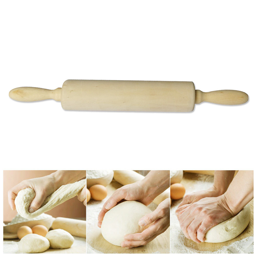 Baking Rolling Pin Wooden Hand – Kitchen Baking Area Ideas recenzja i cena