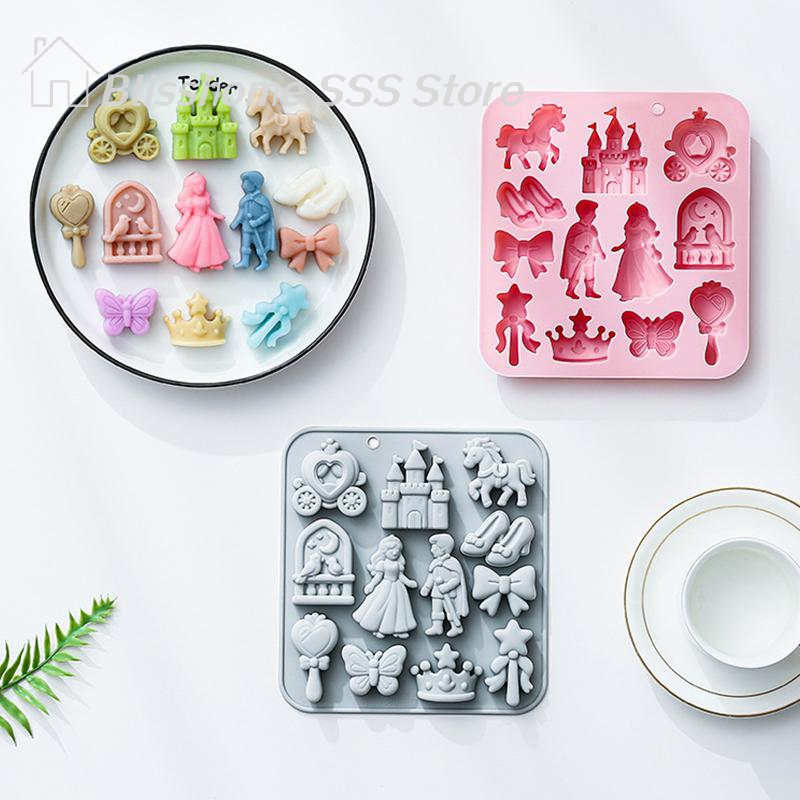 【S】12 Cavity Prince, Princess  – Silicone Cake Mold recenzja i cena