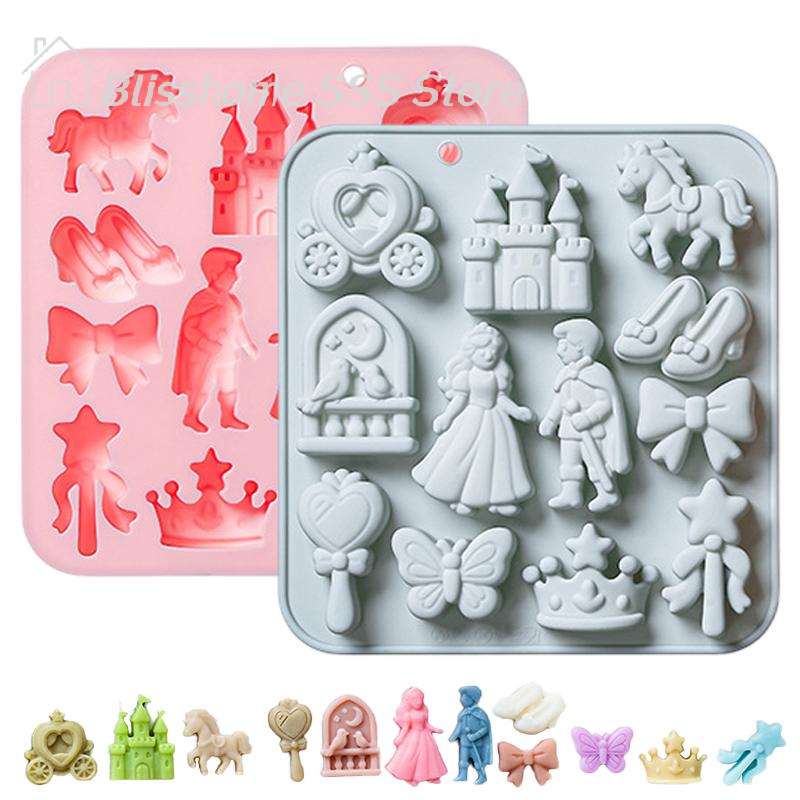 【S】12 Cavity Prince, Princess  – Silicone Cake Mold recenzja i cena