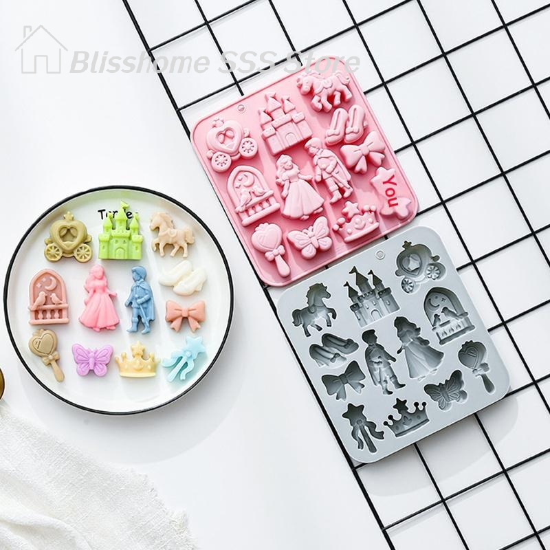 【S】12 Cavity Prince, Princess  – Silicone Cake Mold recenzja i cena