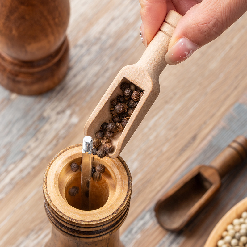 2/5PCS Wooden Coffee Scoop Set – Baking Powder Kitchen recenzja i cena