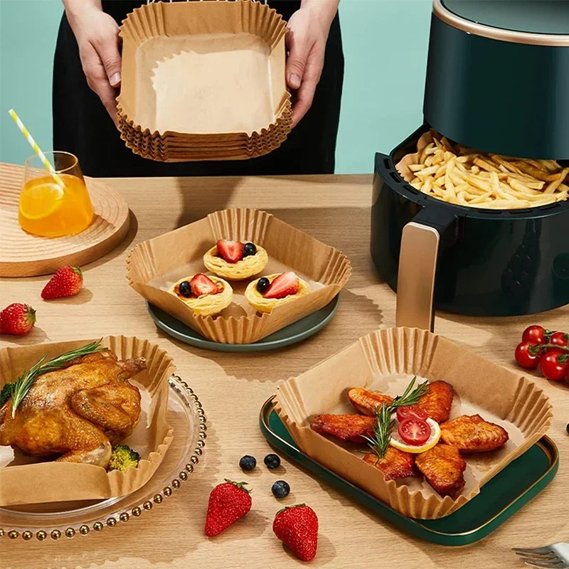 100PCS Airfryer Bakpapier Disp – Kitchen Baking Tray recenzja i cena