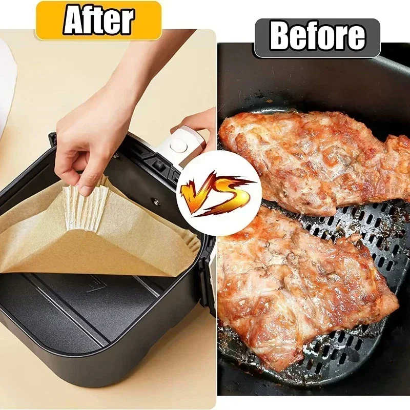 100PCS Airfryer Bakpapier Disp – Kitchen Baking Tray recenzja i cena