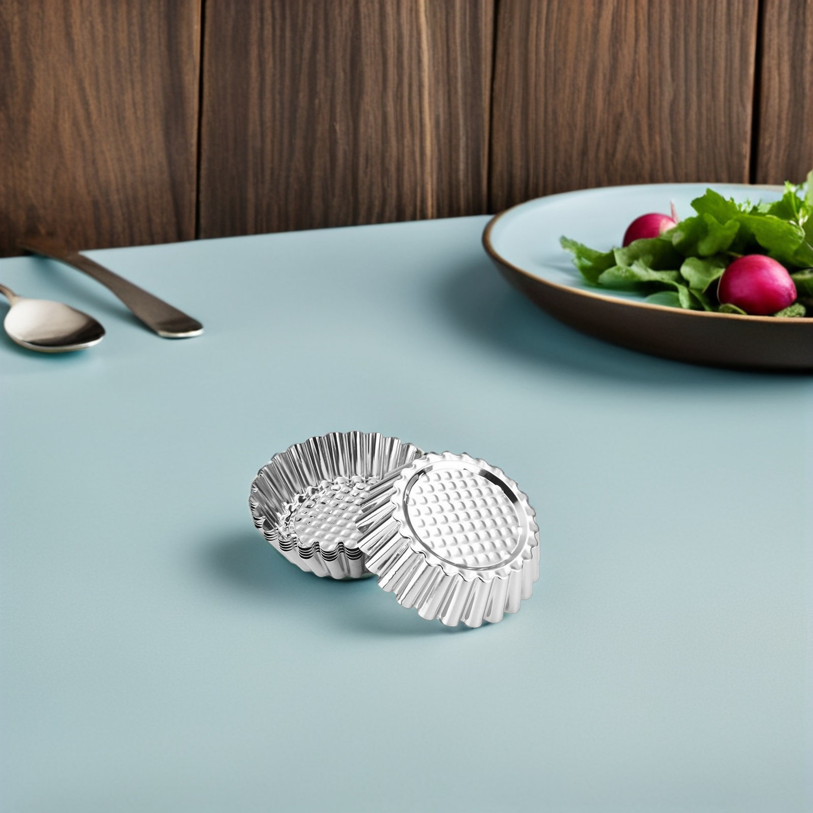 20Pcs Mini Egg Tart Molds Stai – Muffin Tin Nonstick recenzja i cena