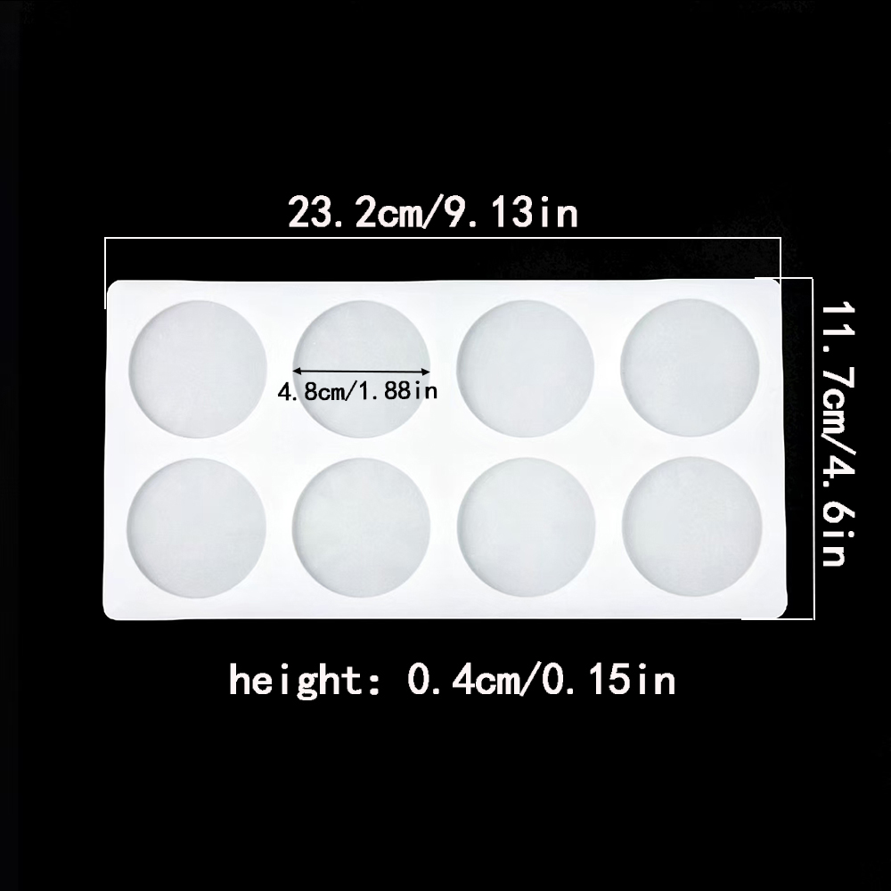 8-cavity cylindrical sugar fli – Silicone Cake Mold recenzja i cena