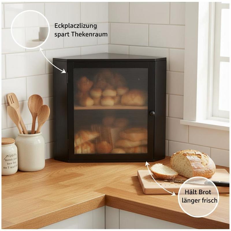 Bamboo Pastry Bin Double Layer – Kitchen Baking Pantry recenzja i cena