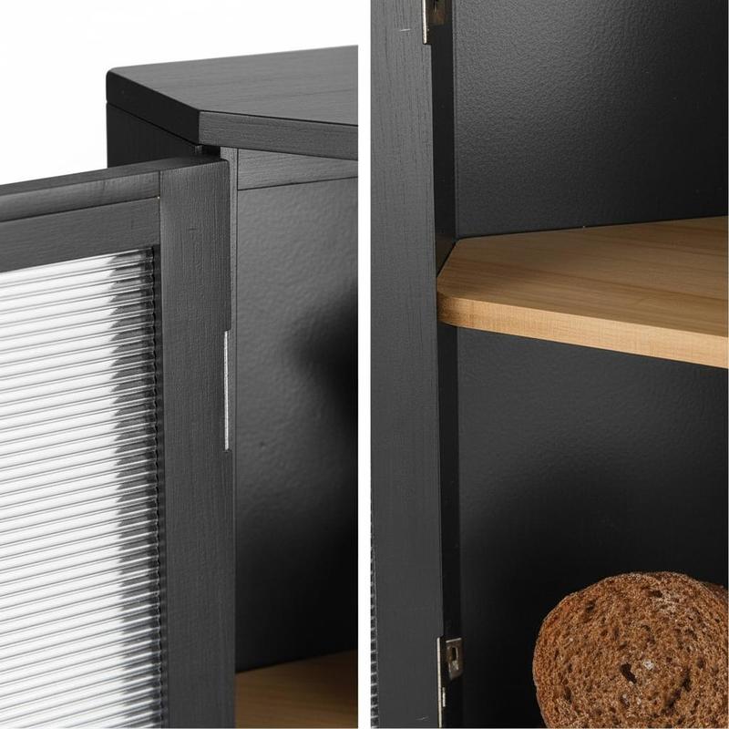 Bamboo Pastry Bin Double Layer – Kitchen Baking Pantry recenzja i cena