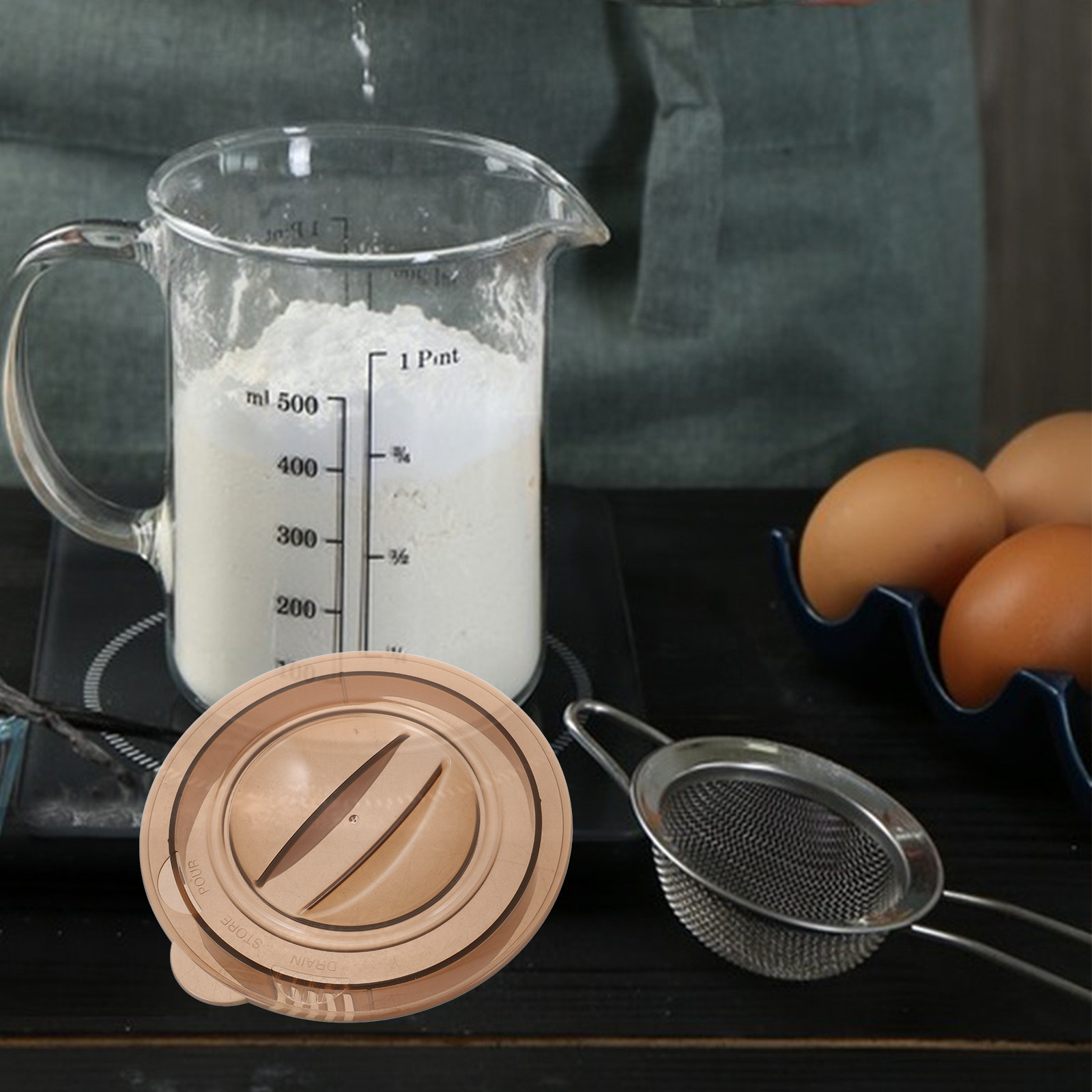Measuring Glass Cup Plastic Li – Kitchen Baking Soda recenzja i cena
