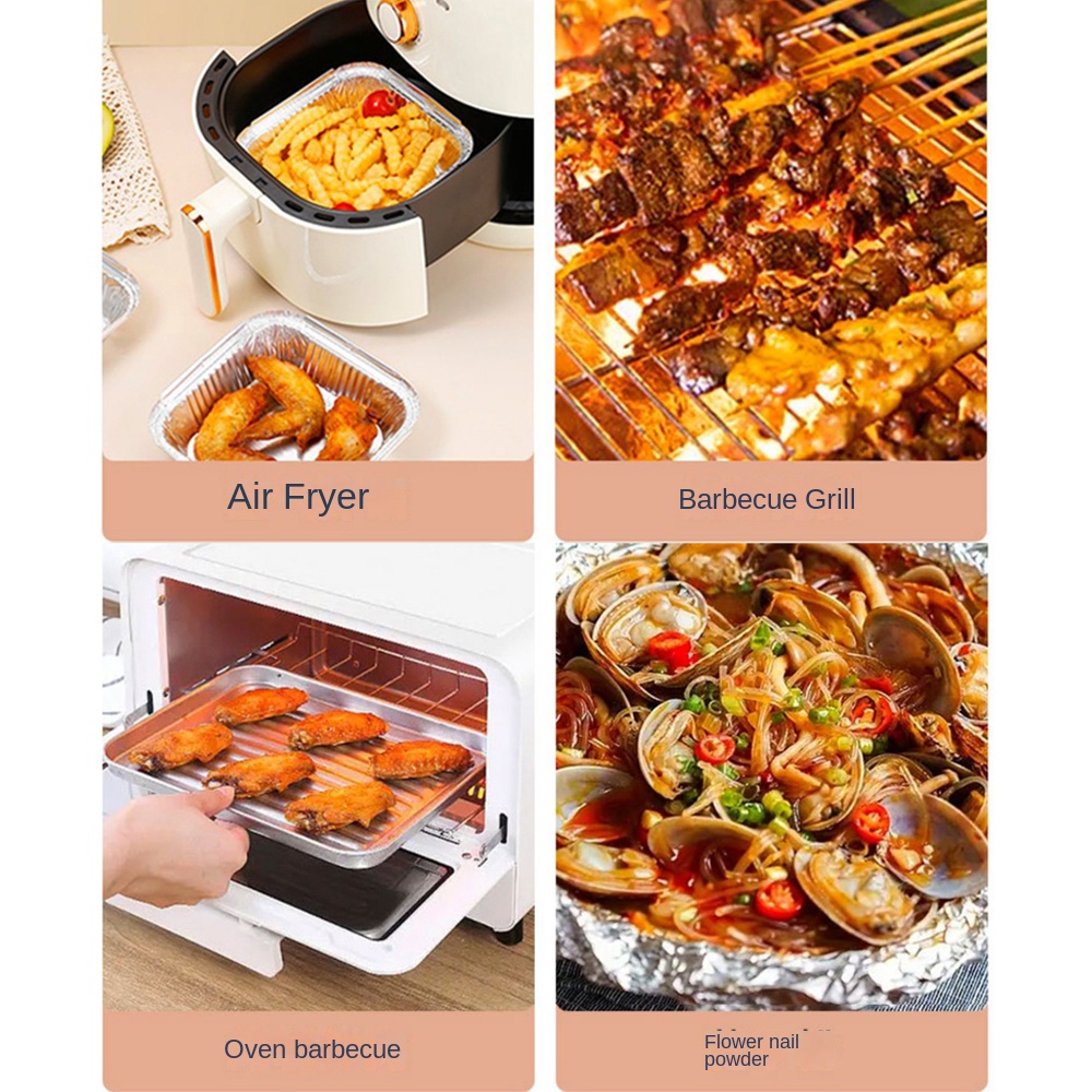 20CM Air Fryer Aluminum Foil P – Kitchen Baking Tray recenzja i cena