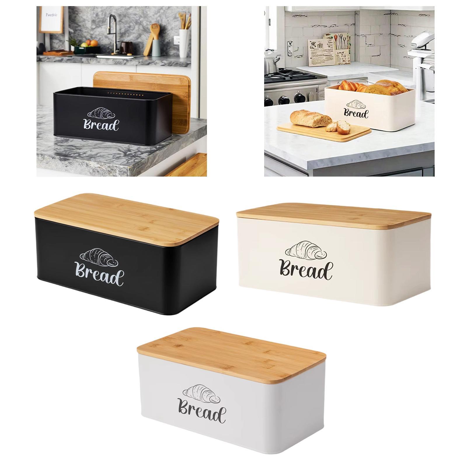 Bread Box for Kitchen Countert – Kitchen Baking Pantry recenzja i cena
