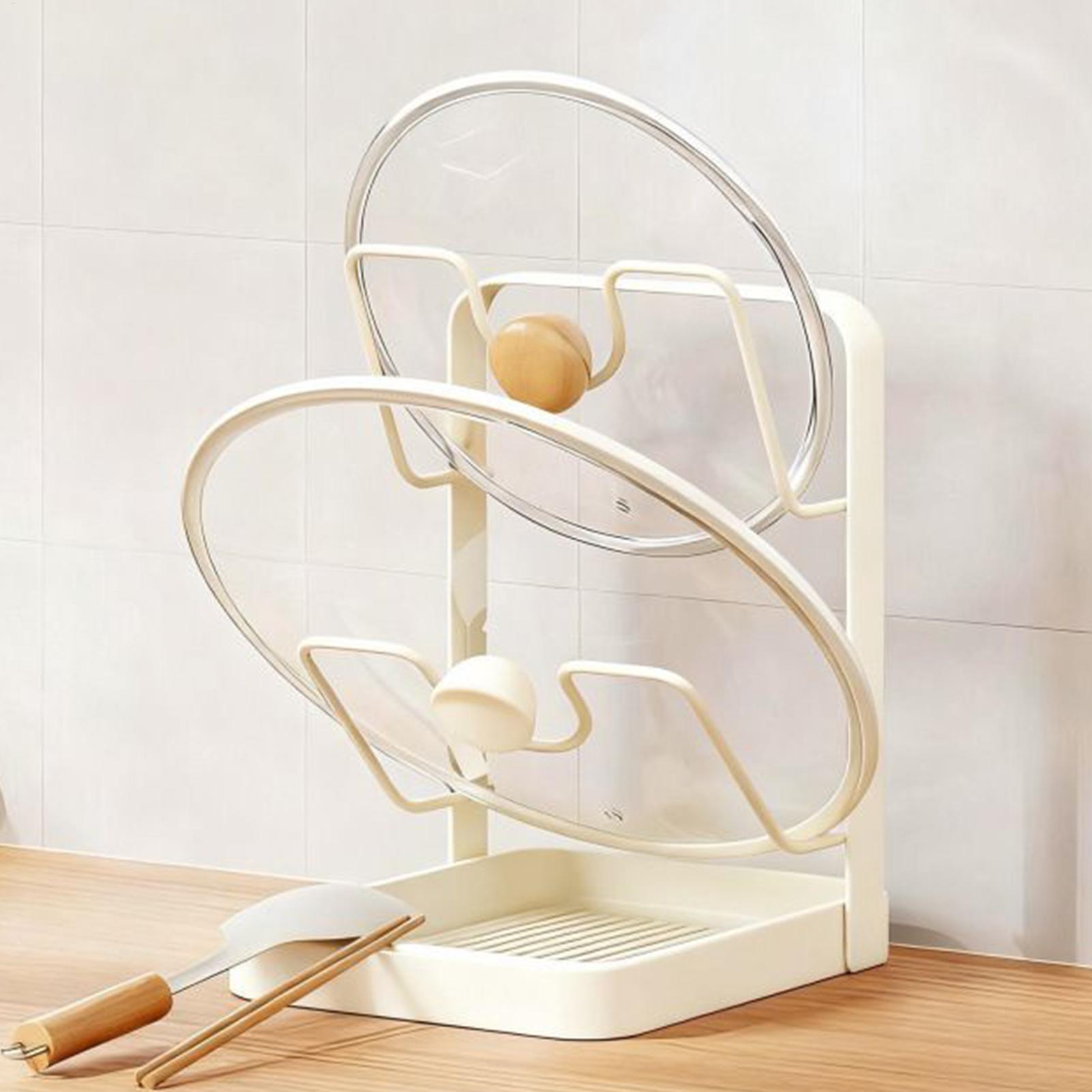 Pot Lid Organizer Anti-Slip Ki – Kitchen Baking Pan Organizer recenzja i cena