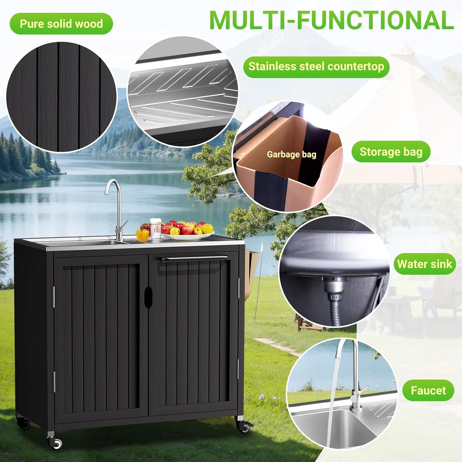 Outdoor Kitchen Island with 30 – Kitchen Uncle recenzja i cena