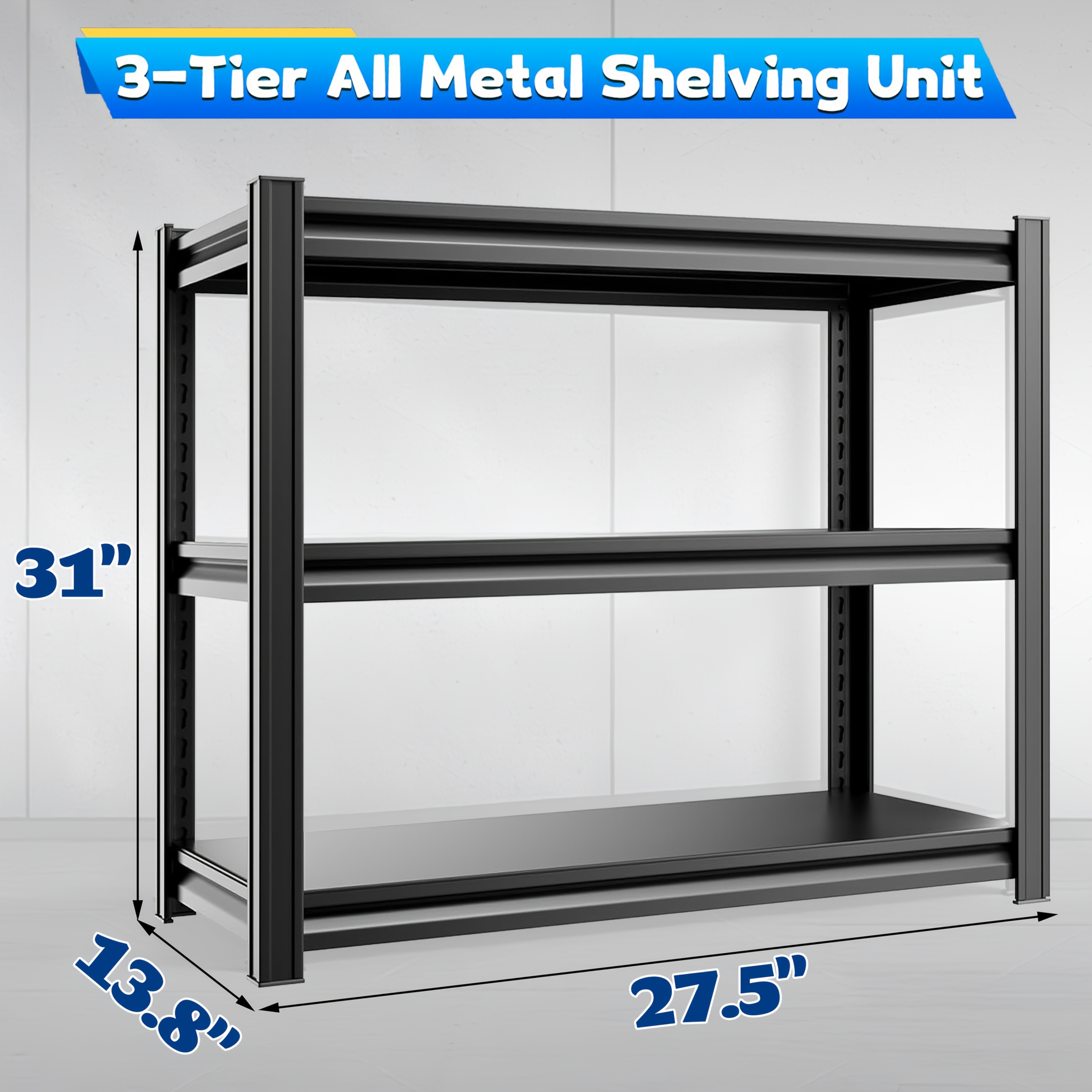 3-Tier Storage Shelving Unit,  – Kitchen Baking Pantry recenzja i cena