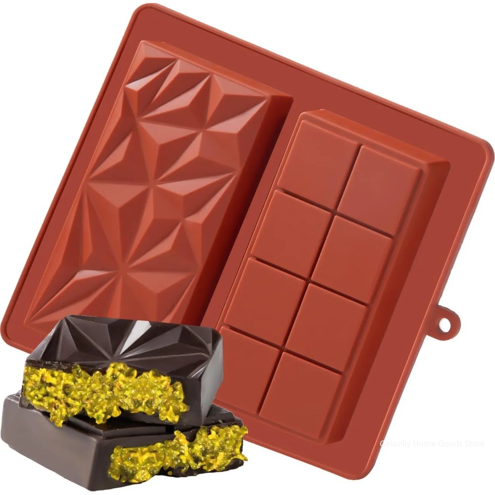Dubai Chocolate Mold Bar Pista – Kitchen Baking Tools recenzja i cena