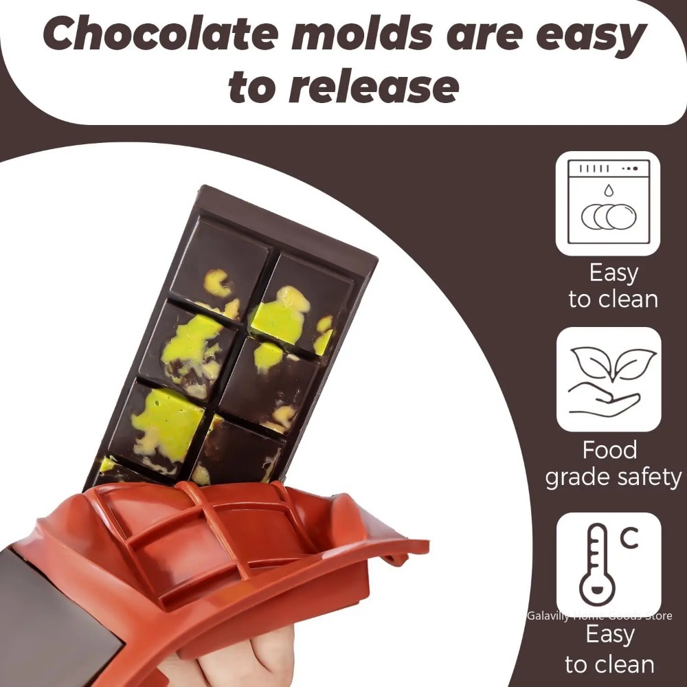 Dubai Chocolate Mold Bar Pista – Kitchen Baking Tools recenzja i cena