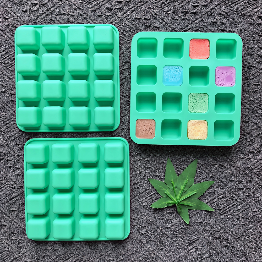 1pc 16 hole square shaped choc – Silicone Cake Mold recenzja i cena