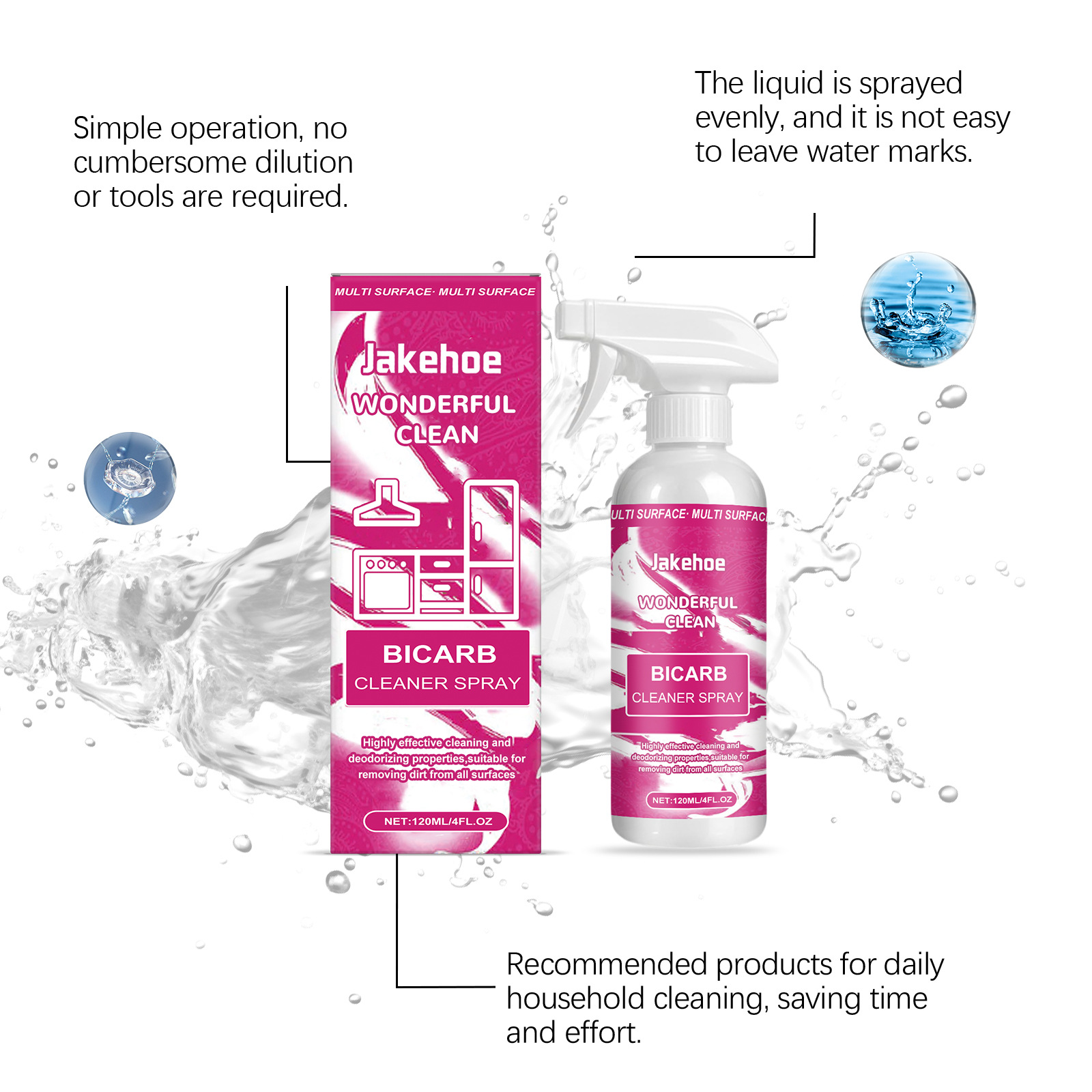 Baking Soda Cleaning Spray,Hea – Kitchen Baking Soda recenzja i cena