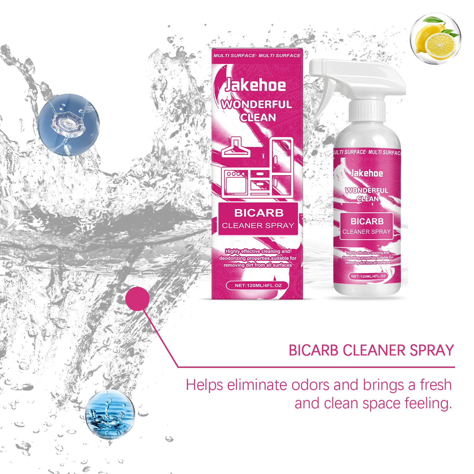 Baking Soda Cleaning Spray,Hea – Kitchen Baking Soda recenzja i cena