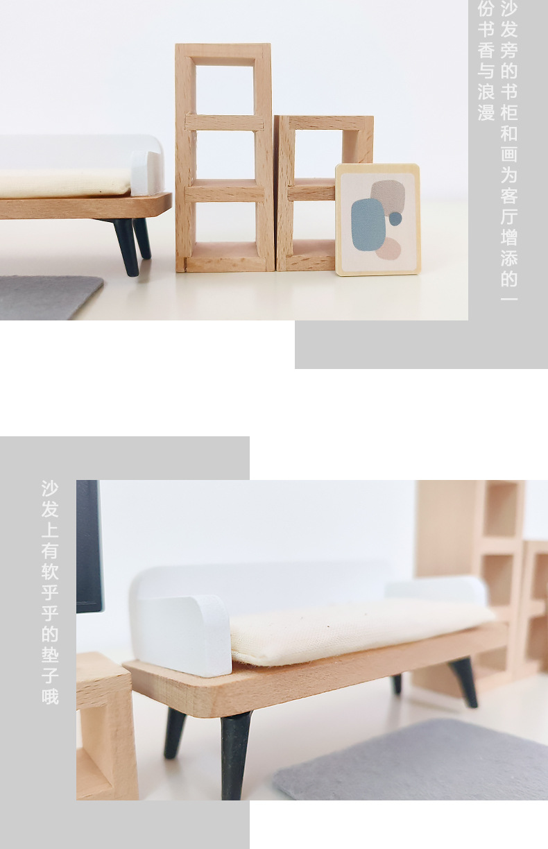 Modern dollhouse furniture kit – Kitchen Uncle recenzja i cena
