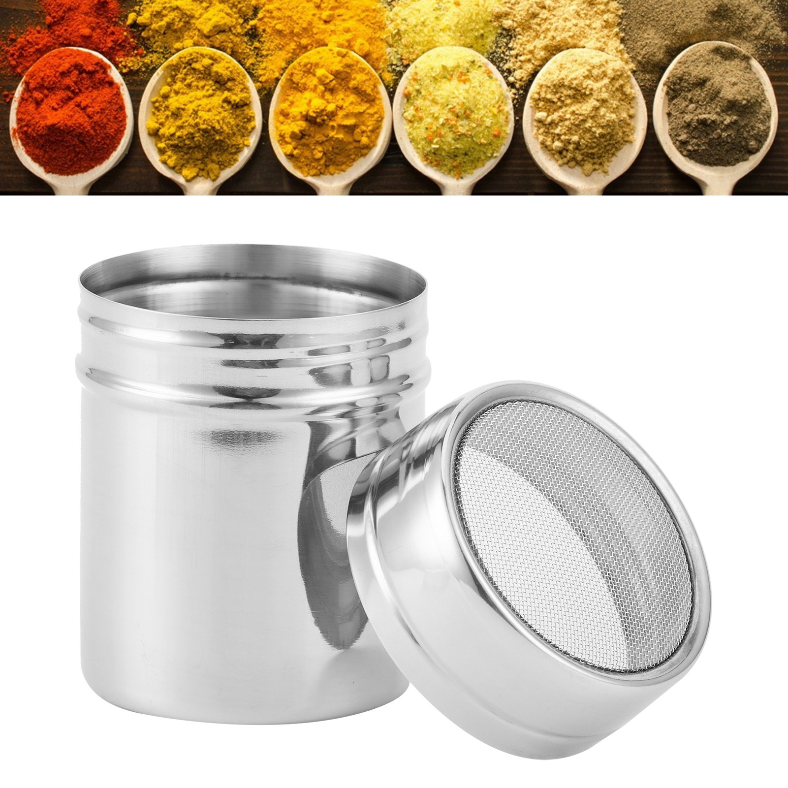 Fine Mesh Powder Shaker Stainl – Baking Powder Kitchen recenzja i cena