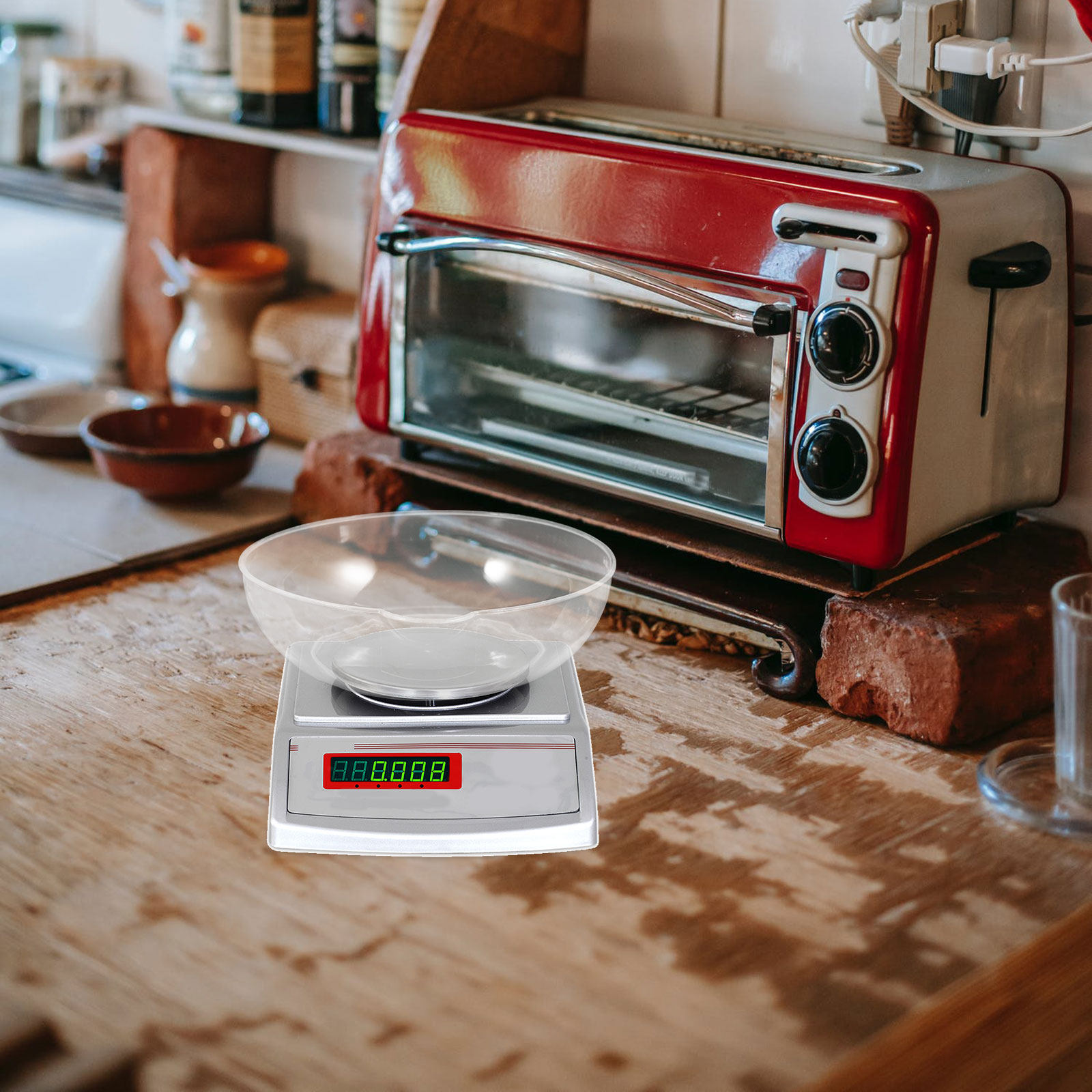 Compact Kitchen Scale Tray Des – Baking Powder Kitchen recenzja i cena