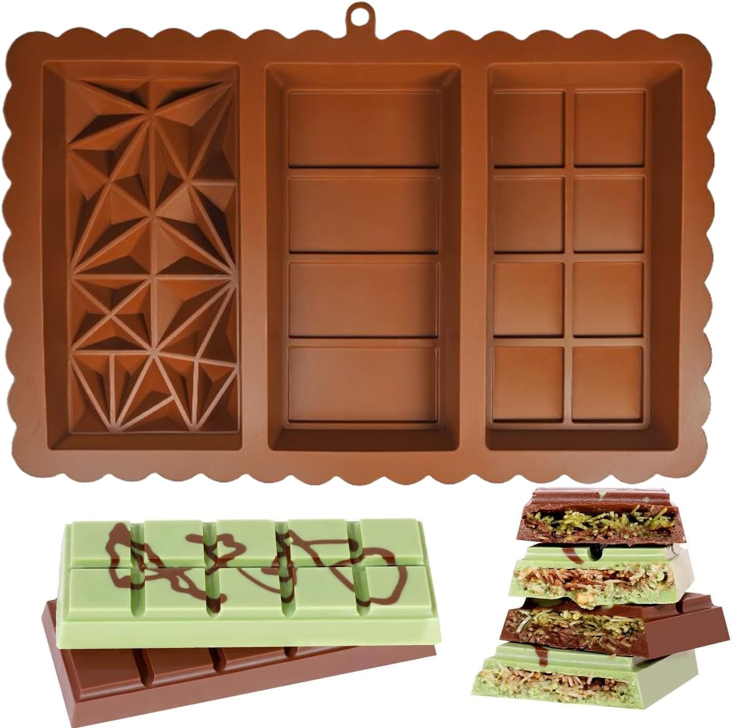 Silicone chocolate bar molds,  – Silicone Cake Mold recenzja i cena