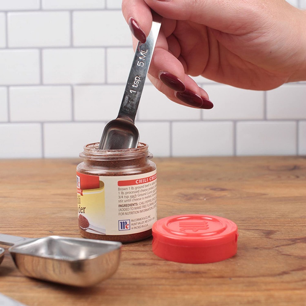 6Pcs Stainless Steel Measuring – Baking Powder Kitchen recenzja i cena
