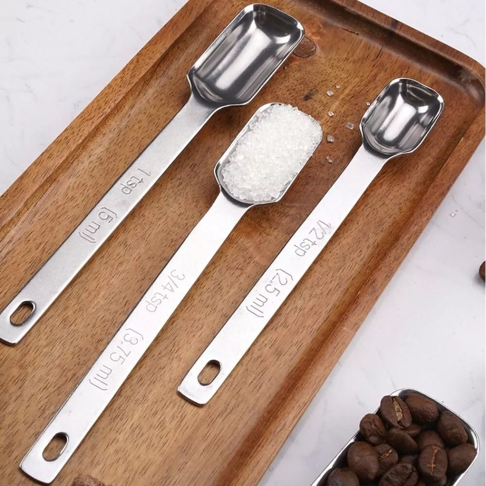 6Pcs Stainless Steel Measuring – Baking Powder Kitchen recenzja i cena
