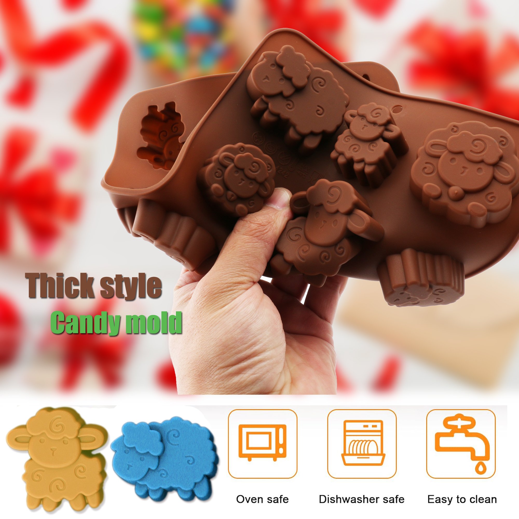1pack silicone Eid lamb candy  – Silicone Cake Mold recenzja i cena