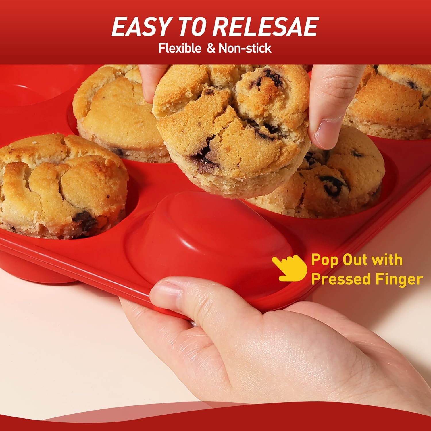 2 Pack 12 Cups Silicone Muffin – Muffin Tin Nonstick recenzja i cena