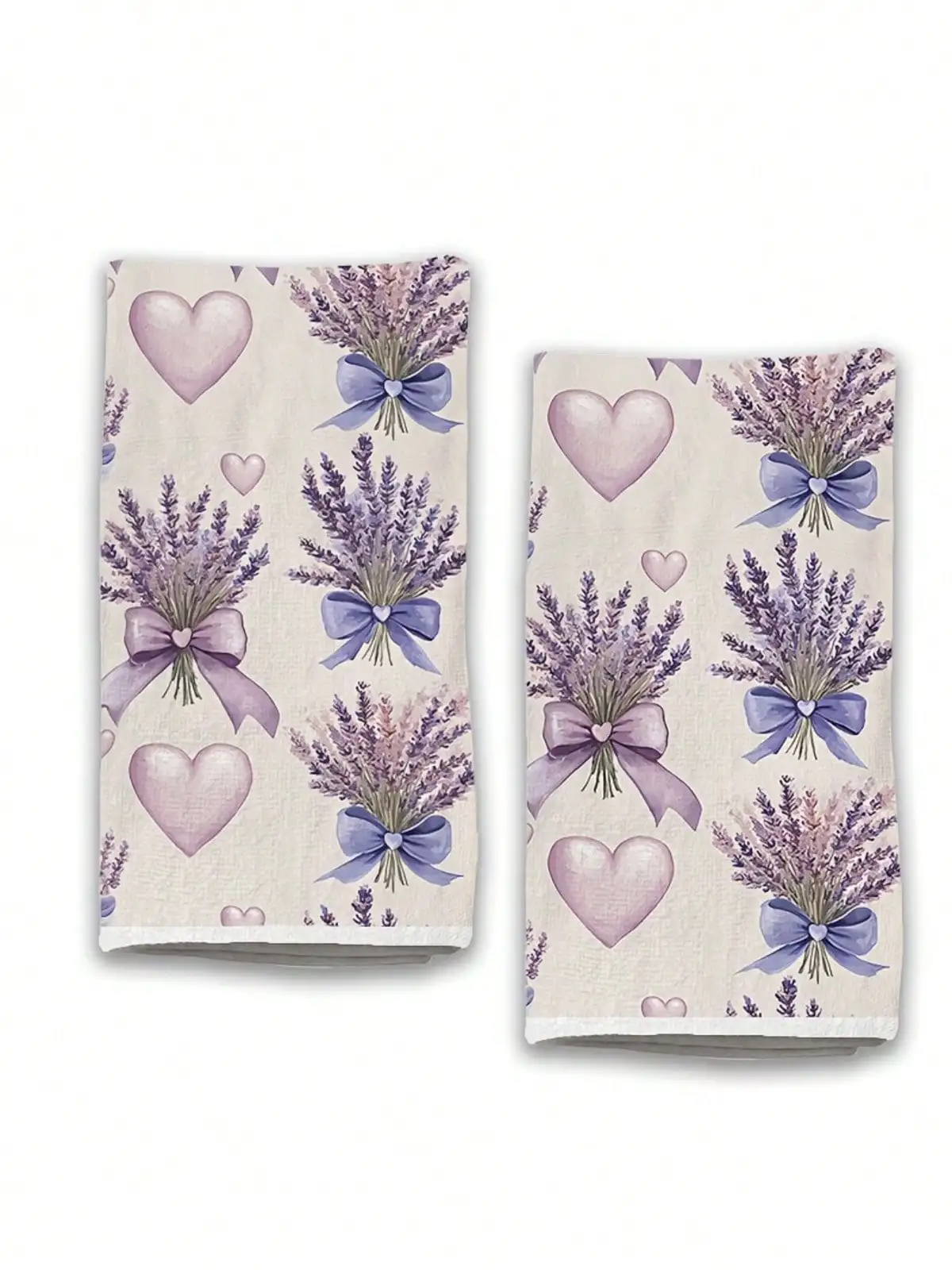 2pcs Valentine's Day Lavender  – Kitchen Baking Decor recenzja i cena