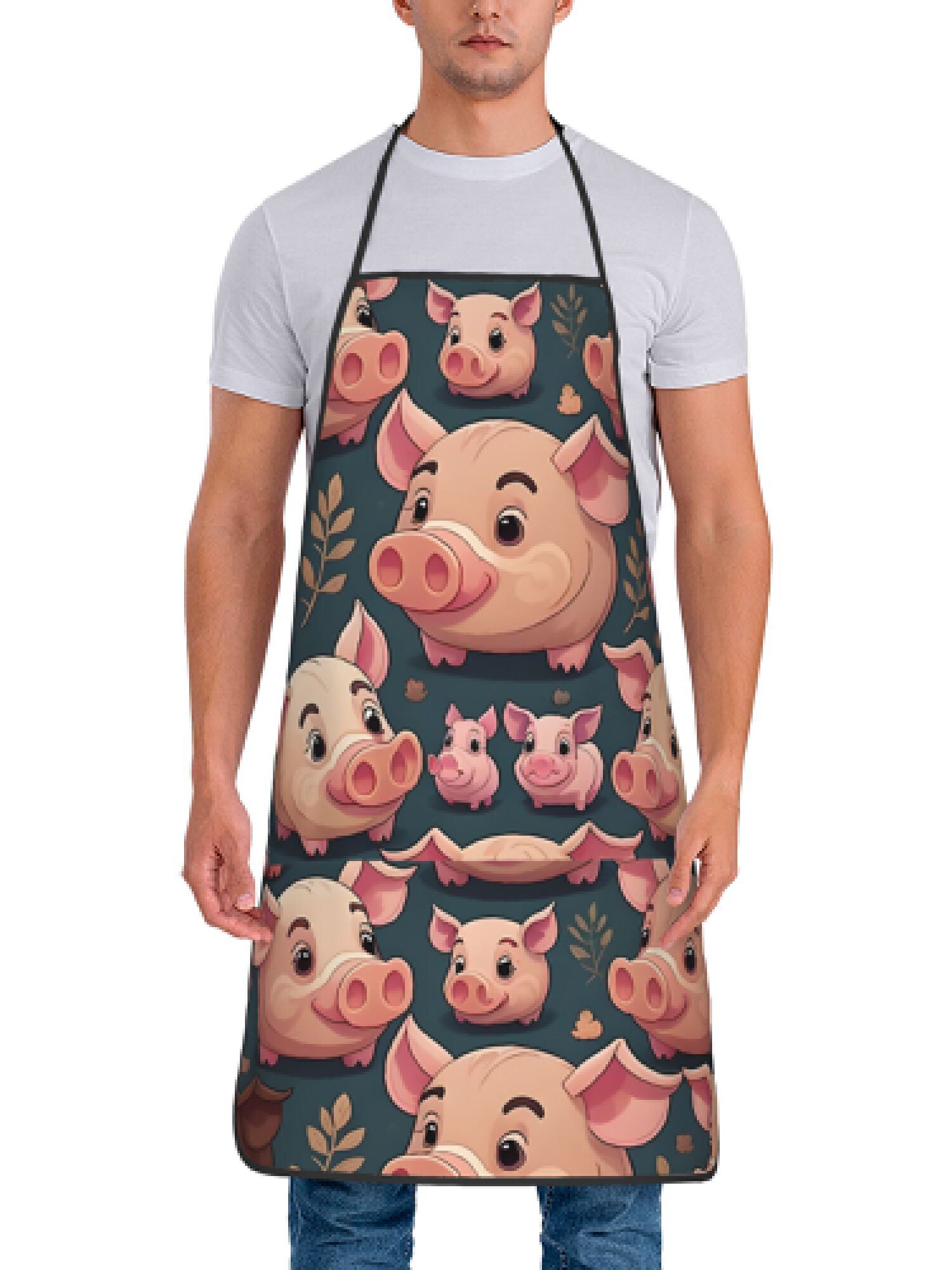 1 Piece Retro Pink Pig Design  – Kitchen Baking Area Ideas recenzja i cena
