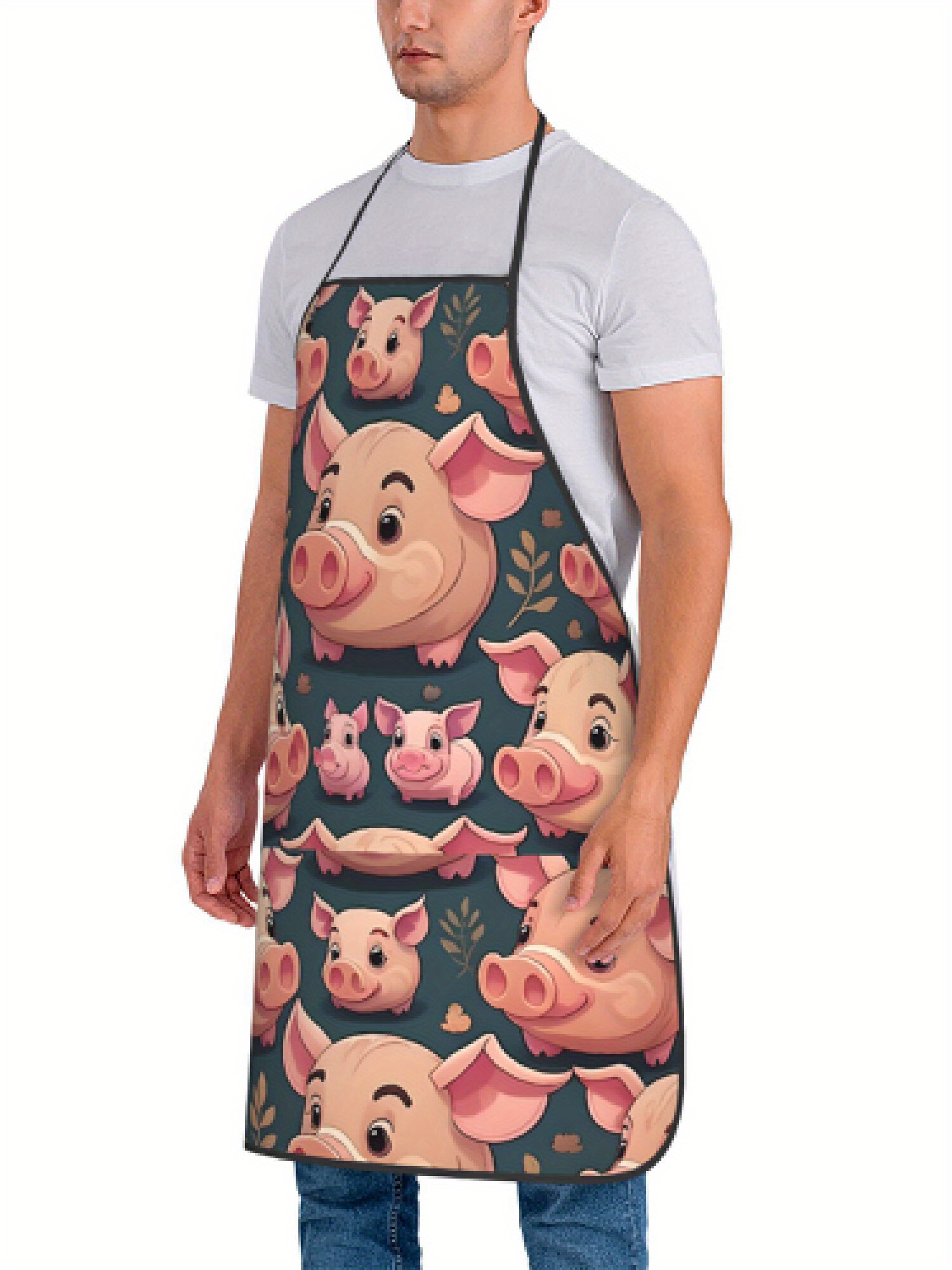 1 Piece Retro Pink Pig Design  – Kitchen Baking Area Ideas recenzja i cena
