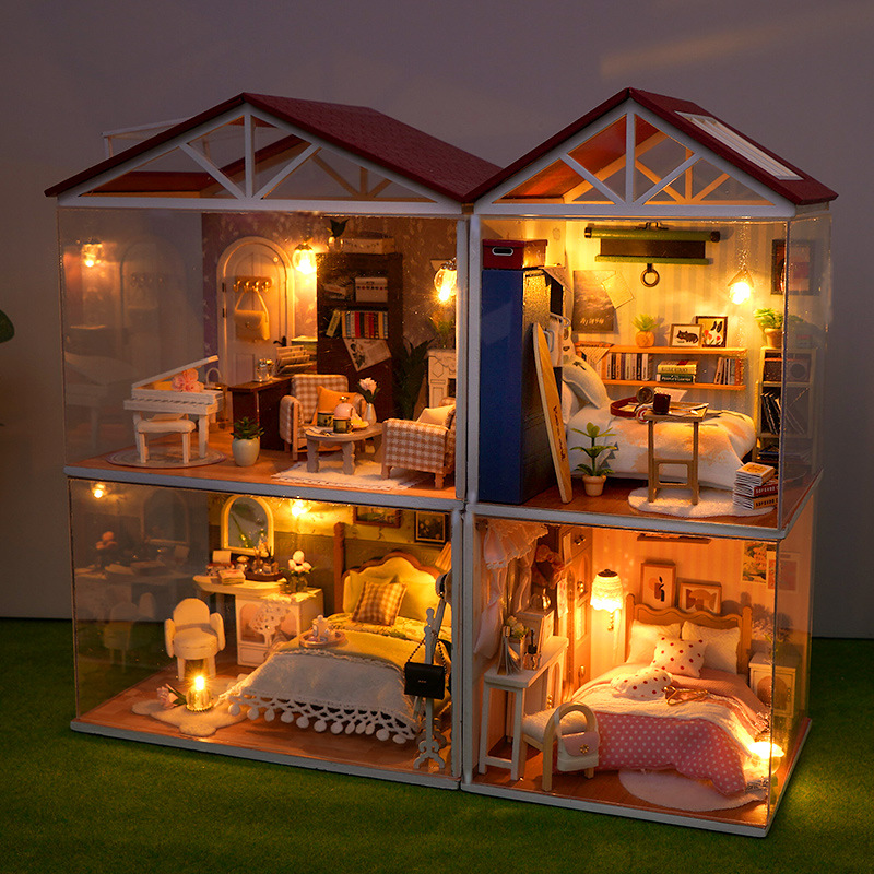 DIY Wooden Dollhouse Mini Bedr – Kitchen Uncle recenzja i cena