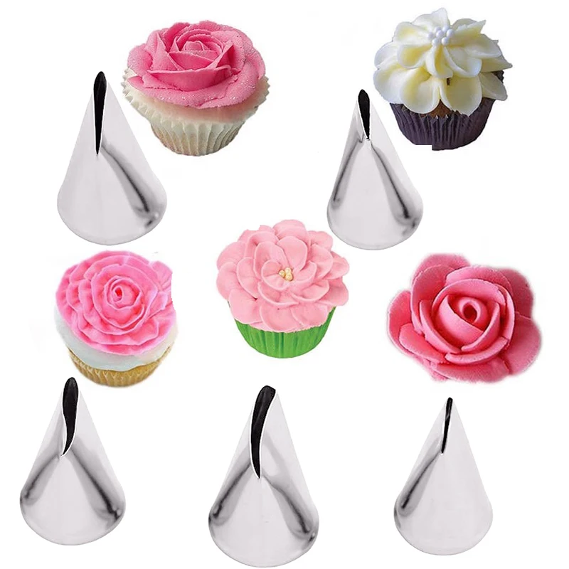 5pcs Flower Tulips Rose Nozzle – Kitchen Baking Decor recenzja i cena