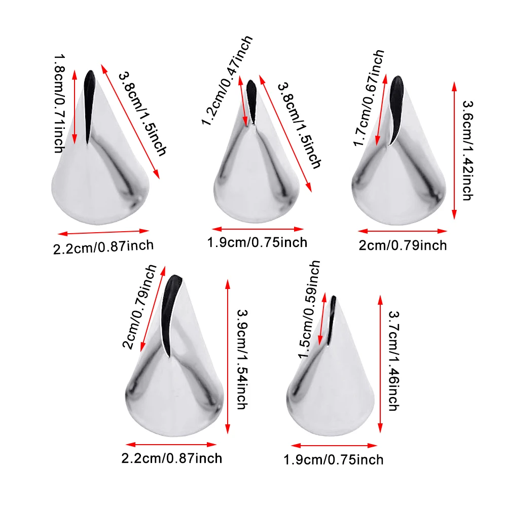 5pcs Flower Tulips Rose Nozzle – Kitchen Baking Decor recenzja i cena