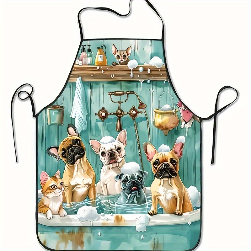 Fashion Cartoon Dog Bathing Pa – Baking Kitchen At Home recenzja i cena