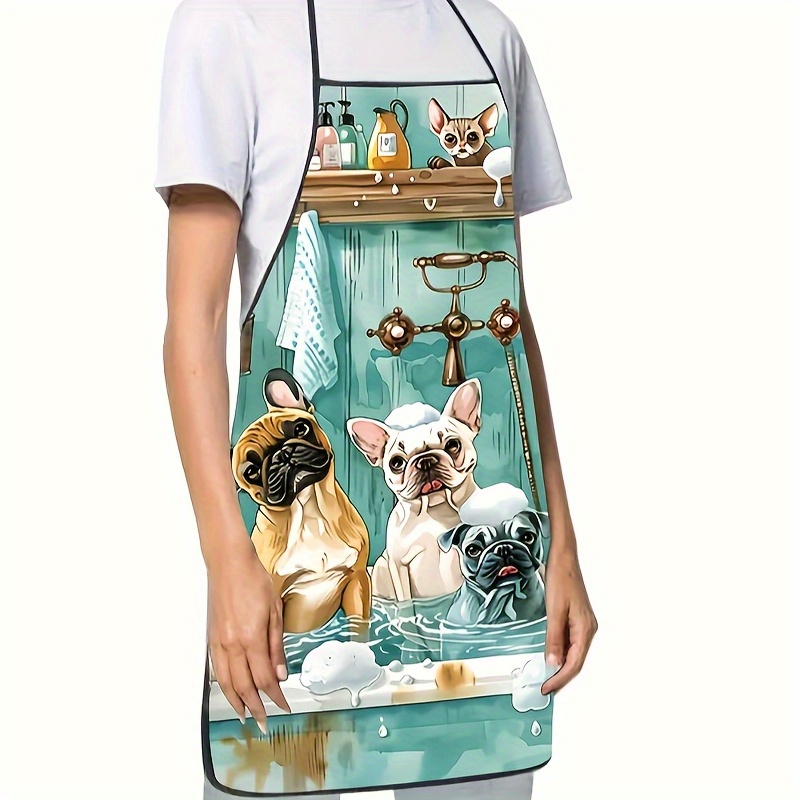 Fashion Cartoon Dog Bathing Pa – Baking Kitchen At Home recenzja i cena