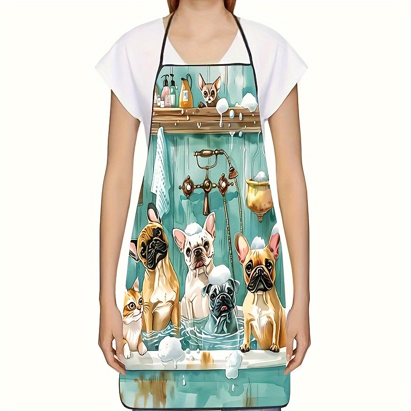 Fashion Cartoon Dog Bathing Pa – Baking Kitchen At Home recenzja i cena