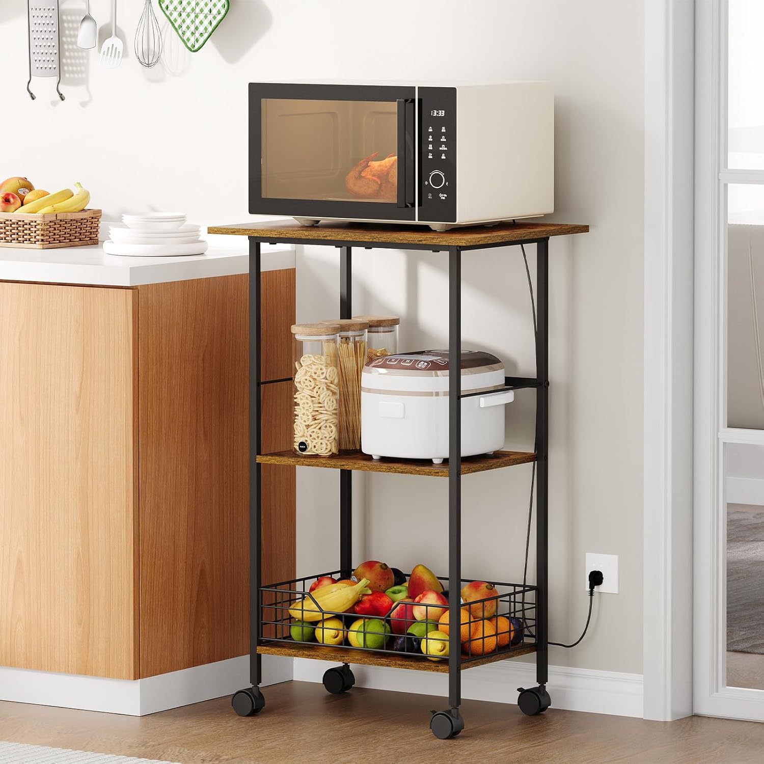 Three-layer roller kitchen rac – Kitchen With Baking Station recenzja i cena